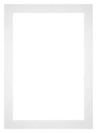 Passe Partout 35x50cm Carton Blanc Bord 5cm Droit De Face | Yourdecoration.fr