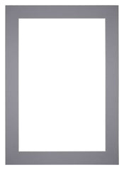 Passe Partout 35x50cm Carton Gris Bord 6cm Droit De Face | Yourdecoration.fr