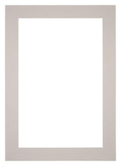 Passe Partout 35x50cm Carton Gris Graniet Bord 6cm Droit De Face | Yourdecoration.fr