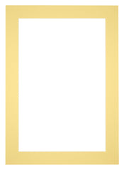 Passe Partout 35x50cm Carton Jaune Bord 6cm Droit De Face | Yourdecoration.fr