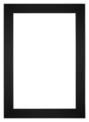 Passe Partout 35x50cm Carton Noir Bord 6cm Droit De Face | Yourdecoration.fr
