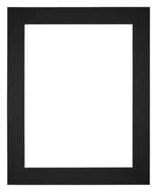 Passe Partout 40x45cm Carton Noir Bord 5cm Droit De Face | Yourdecoration.fr
