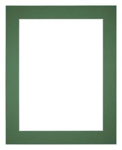 Passe Partout 40x45cm Carton Vert Foret Bord 5cm Droit De Face | Yourdecoration.fr