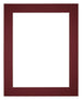 Passe Partout 40x45cm Carton Vin Rouge Bord 5cm Droit De Face | Yourdecoration.fr