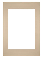 Passe Partout 40x60cm Carton Beige Bord Droit De Face | Yourdecoration.fr