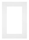 Passe Partout 40x60cm Carton Blanc Bord 6cm Droit De Face | Yourdecoration.fr