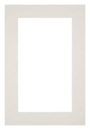 Passe Partout 40x60cm Carton Gris Clair Bord 5cm Droit De Face | Yourdecoration.fr