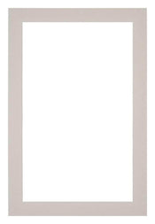Passe Partout 40x60cm Carton Gris Graniet Bord 3cm Droit De Face | Yourdecoration.fr
