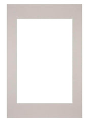 Passe Partout 40x60cm Carton Gris Graniet Bord Droit De Face | Yourdecoration.fr