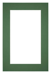 Passe Partout 40x60cm Carton Vert Foret Bord 5cm Droit De Face | Yourdecoration.fr