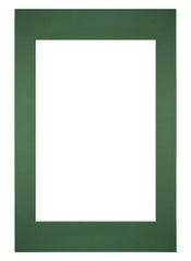 Passe Partout 40x60cm Carton Vert Foret Bord Droit De Face | Yourdecoration.fr