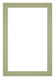 Passe Partout 40x60cm Carton Vert Menthe Bord 3cm Droit De Face | Yourdecoration.fr