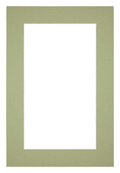 Passe Partout 40x60cm Carton Vert Menthe Bord 5cm Droit De Face | Yourdecoration.fr