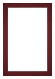 Passe Partout 40x60cm Carton Vin Rouge Bord 3cm Droit De Face | Yourdecoration.fr