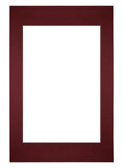 Passe Partout 40x60cm Carton Vin Rouge Bord Droit De Face | Yourdecoration.fr