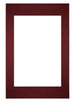 Passe Partout 40x60cm Carton Vin Rouge Bord Droit De Face | Yourdecoration.fr