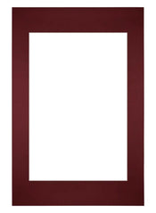 Passe Partout 40x60cm Carton Vin Rouge Bord Droit De Face | Yourdecoration.fr