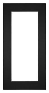 Passe Partout 40x70cm Carton Noir Bord 6cm Droit De Face | Yourdecoration.fr