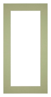 Passe Partout 40x80cm Carton Vert Menthe Bord 5cm Droit De Face | Yourdecoration.fr