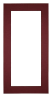 Passe Partout 40x80cm Carton Vin Rouge Bord 5cm Droit De Face | Yourdecoration.fr