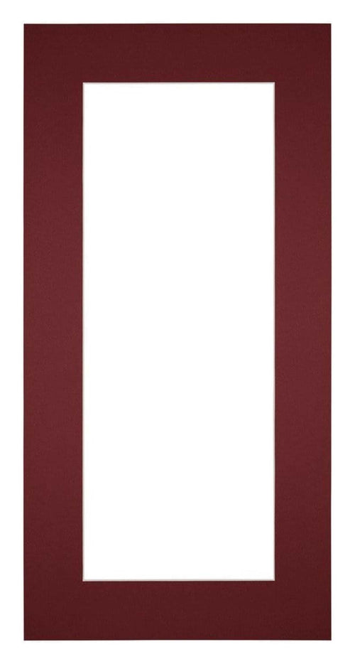 Passe Partout 40x80cm Carton Vin Rouge Bord 6cm Droit De Face | Yourdecoration.fr