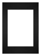 Passe Partout 42x59 4cm A2 A3 Carton Noir Bord Droit De Face | Yourdecoration.fr