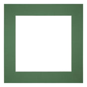 Passe Partout 45x45cm Carton Vert Foret Bord 6cm Droit De Face | Yourdecoration.fr