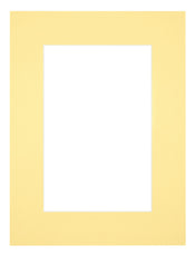 Passe Partout 45x60cm Carton Jaune Bord 6cm Droit De Face | Yourdecoration.fr