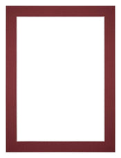 Passe Partout 45x60cm Carton Vin Rouge Bord 3cm Droit De Face | Yourdecoration.fr