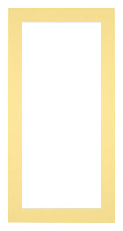 Passe Partout 45x80cm Carton Jaune Bord 4cm Droit De Face | Yourdecoration.fr