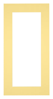 Passe Partout 45x80cm Carton Jaune Bord 6cm Droit De Face | Yourdecoration.fr