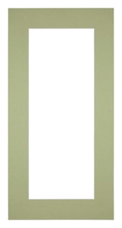 Passe Partout 45x80cm Carton Vert Menthe Bord 6cm Droit De Face | Yourdecoration.fr