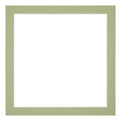 Passe Partout 50x50cm Carton Vert Menthe Bord 3cm Droit De Face | Yourdecoration.fr