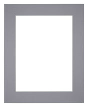 Passe Partout 56x71cm Carton Gris Bord 6cm Droit De Face | Yourdecoration.fr