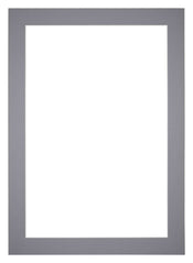 Passe Partout 60x84cm Carton Gris Bord 5cm Droit De Face | Yourdecoration.fr