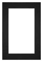Passe Partout 60x90cm Carton Noir Bord 5cm Droit De Face | Yourdecoration.fr