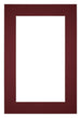 Passe Partout 60x90cm Carton Vin Rouge Bord 5cm Droit De Face | Yourdecoration.fr