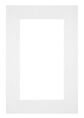 Passe Partout 61x91 5cm Carton Blanc Bord 6cm Droit De Face | Yourdecoration.fr