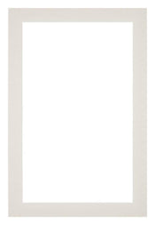 Passe Partout 61x91 5cm Carton Gris Clair Bord 3cm Droit De Face | Yourdecoration.fr