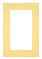 Passe Partout 61x91 5cm Carton Jaune Bord 6cm Droit De Face | Yourdecoration.fr
