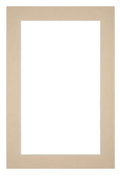 Passe Partout 62x93cm Carton Beige Bord 4cm Droit De Face | Yourdecoration.fr