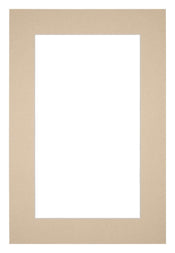 Passe Partout 62x93cm Carton Beige Bord 5cm Droit De Face | Yourdecoration.fr