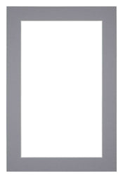 Passe Partout 62x93cm Carton Gris Bord 4cm Droit De Face | Yourdecoration.fr