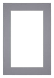 Passe Partout 62x93cm Carton Gris Bord 5cm Droit De Face | Yourdecoration.fr