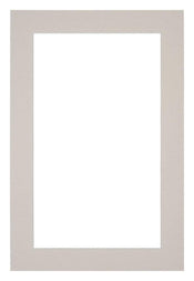 Passe Partout 62x93cm Carton Gris Graniet Bord 4cm Droit De Face | Yourdecoration.fr