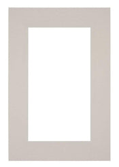 Passe Partout 62x93cm Carton Gris Graniet Bord 6cm Droit De Face | Yourdecoration.fr