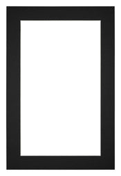 Passe Partout 62x93cm Carton Noir Bord 4cm Droit De Face | Yourdecoration.fr