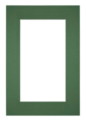 Passe Partout 62x93cm Carton Vert Foret Bord 6cm Droit De Face | Yourdecoration.fr