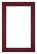 Passe Partout 62x93cm Carton Vin Rouge Bord 4cm Droit De Face | Yourdecoration.fr