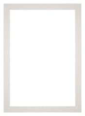 Passe Partout 70x100cm Carton Gris Clair Bord 4cm Droit De Face | Yourdecoration.fr